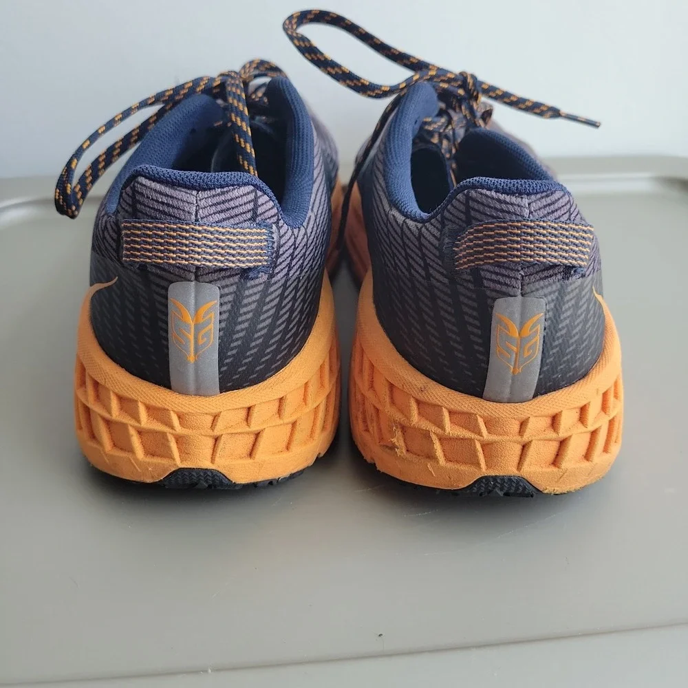 Hoka One One Shoes Men's Size 13 Speedgoat 4 Running Trail Sneakers Black Orange